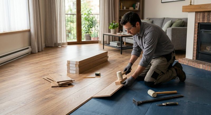 Laminate Floor Remodeling in Fredericksburg, VA