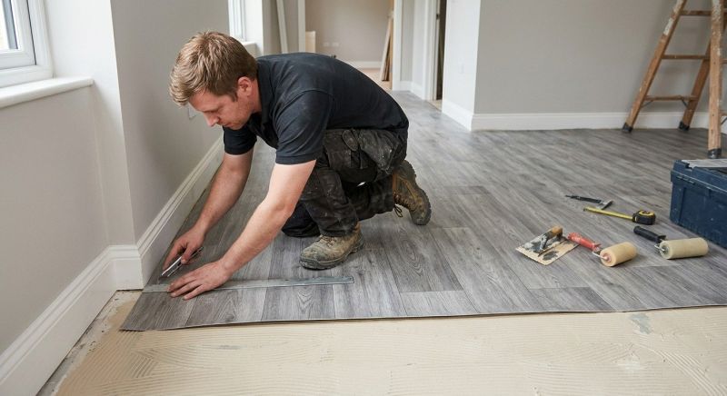 Sheet Vinyl Installation in Rockwall, TX