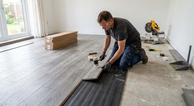Laminate Floor Installation in Fredericksburg, VA